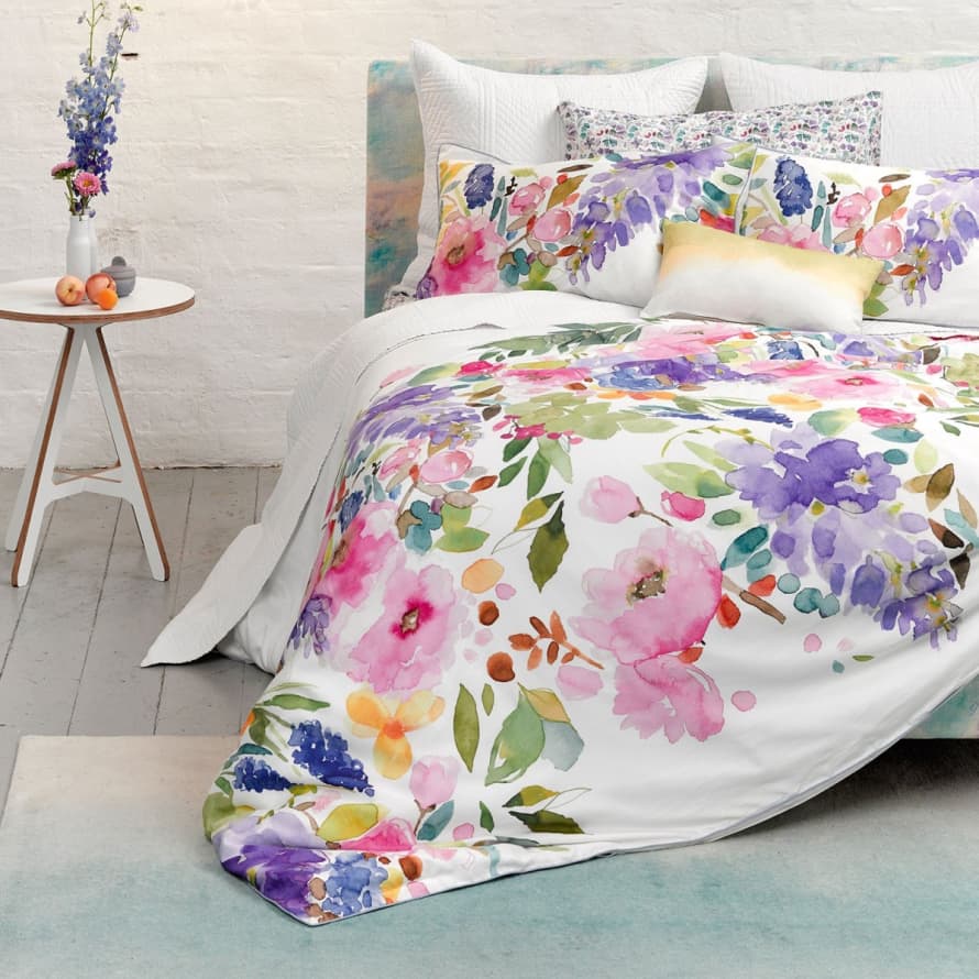 Bluebellgray Single Wisteria Duvet and Pillowcase Set