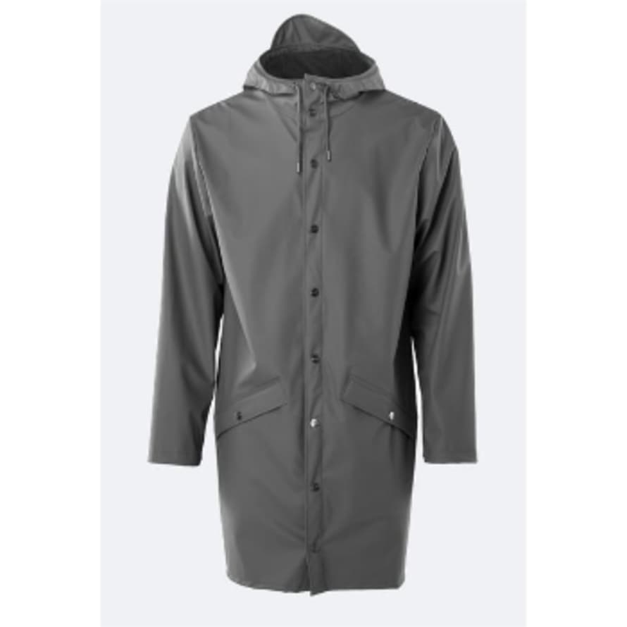 Rains Charcoal Long Jacket