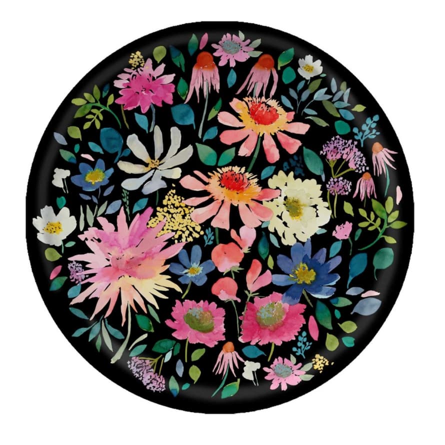 Bluebellgray Zinnia Twilight Circular Tray