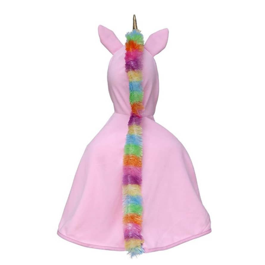 great pretenders Pink Unicorn Cape Costume for 18-36 Months Kids