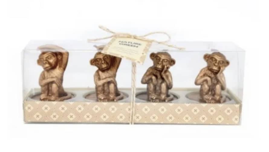 Temerity Jones Monkey Tea Lights Set