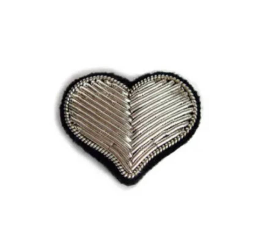 Macon & Lesquoy Silver Heart Brooch