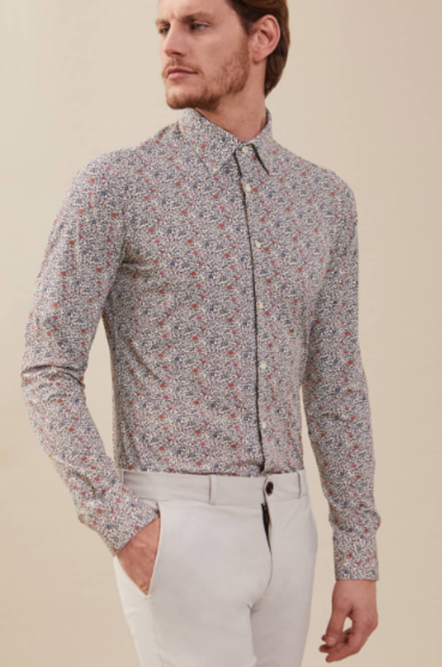 RRD Gray Shirt In Liberty of London Print