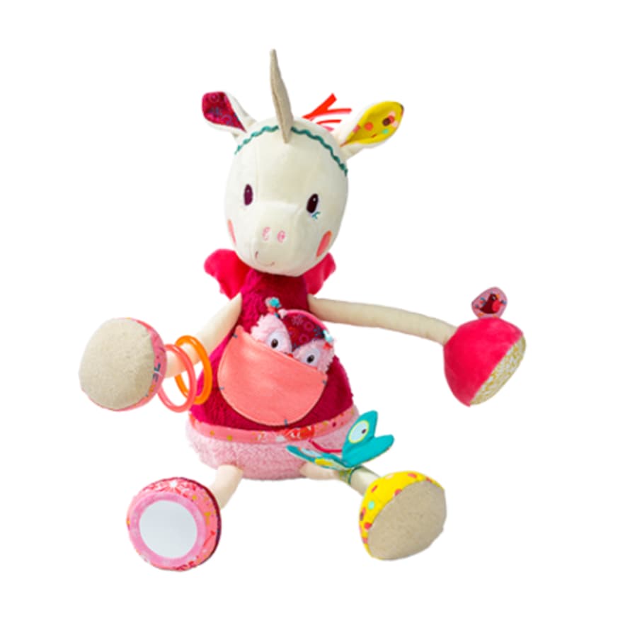 Lilliputiens Louise Cuddly Activity Unicorn