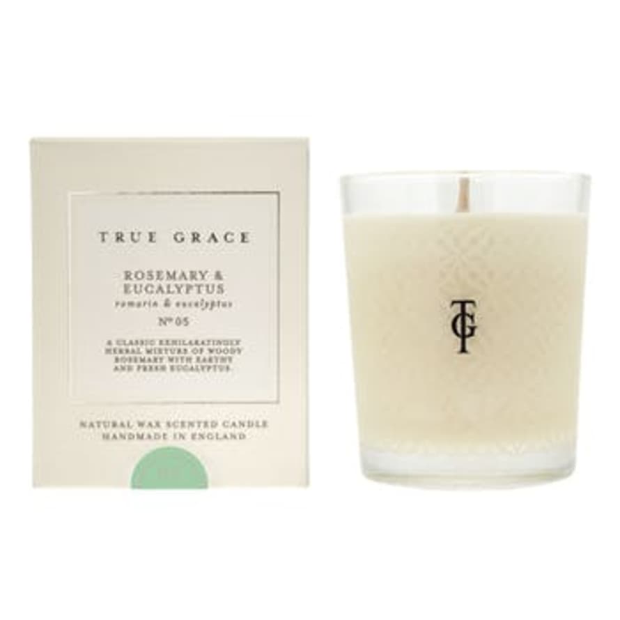 True Grace Rosemary and Eucalyptus Village Classic Candle