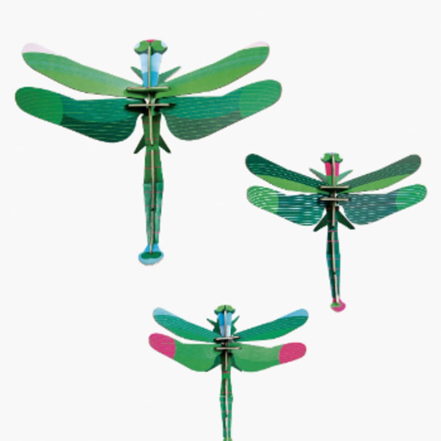 Studio Roof Set of 3 Dragonflies Wall Decor