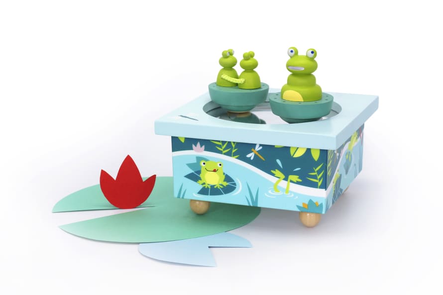 Trousselier Dancing Frog Music Box