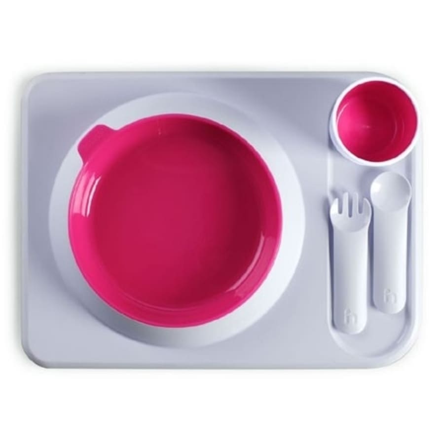 HOPPOP Fuchsia Atablo Feeding Set