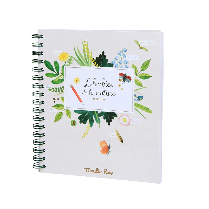 Moulin Roty Herbarium the Garden of the Mill Spiral Notebook