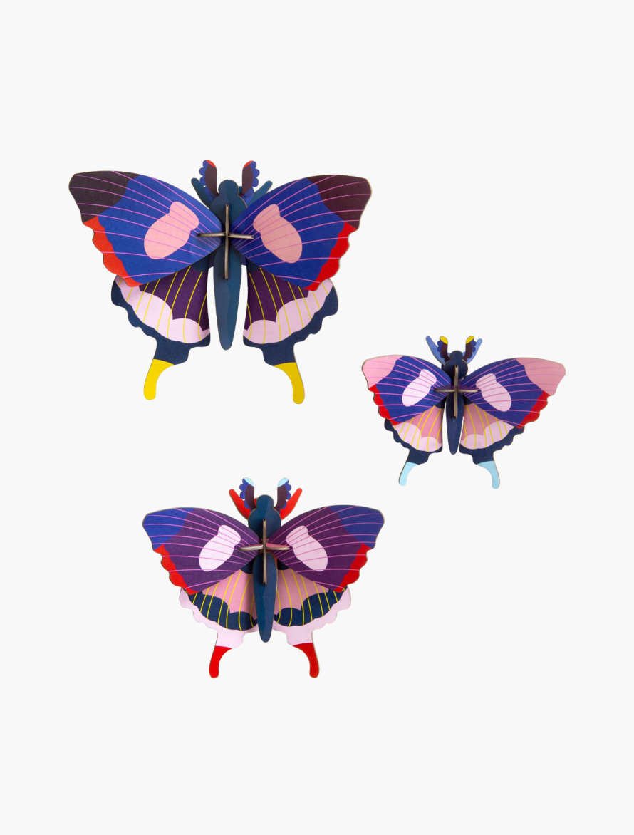 Studio Roof Set of 3 Swallowtail Butterflies