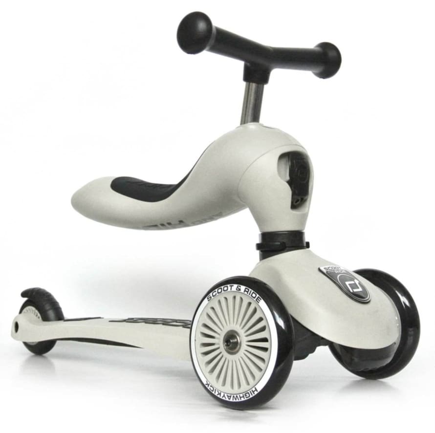 Scoot & Ride 2 in 1 Ash Highway Kick Scooter
