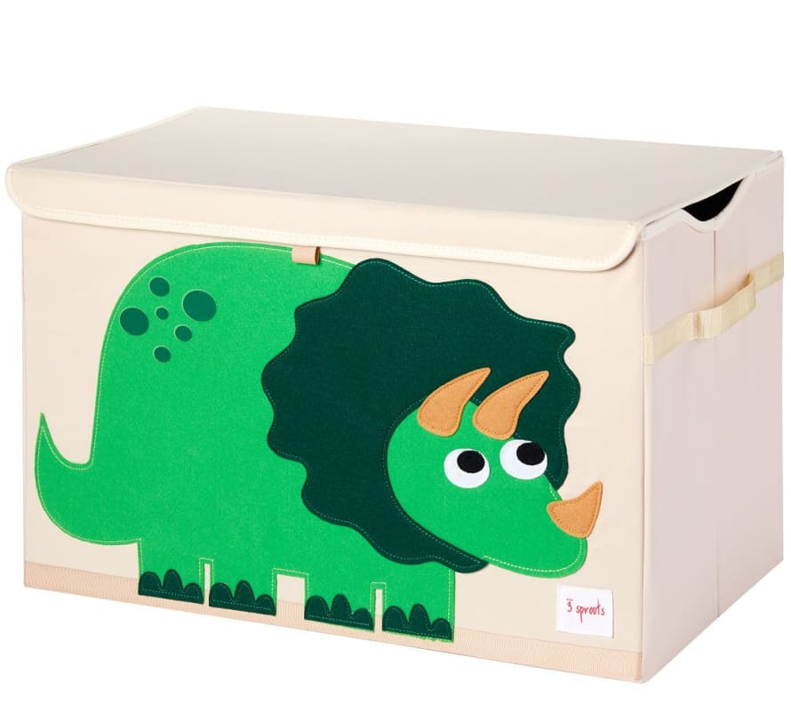3 Sprouts Dinosaur Toy Trunk Folding Box