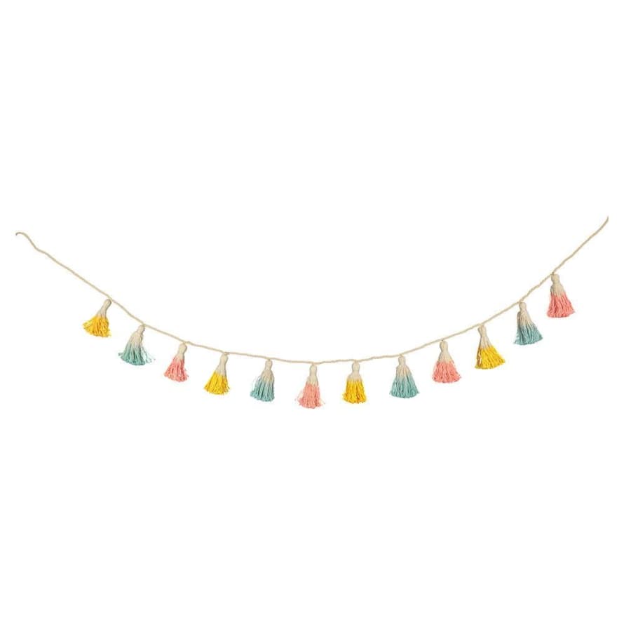 Meri Meri Multi Color Tassels Garland