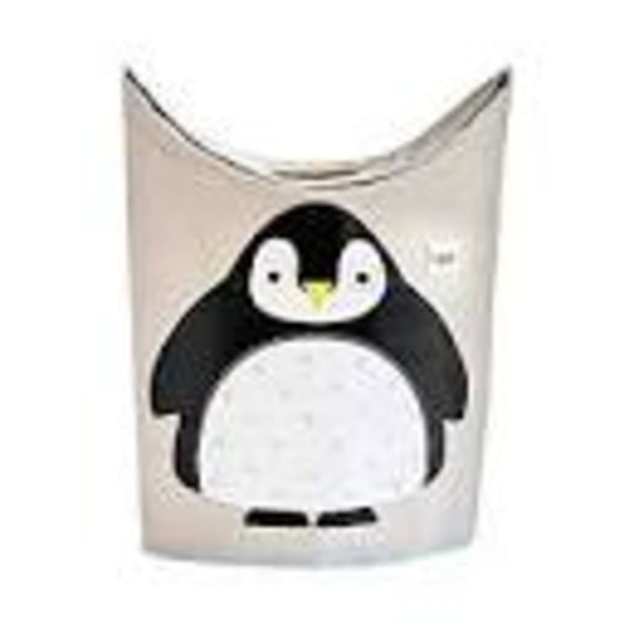 3 Sprouts Penguin Printed Laundry Basket and Toy Box