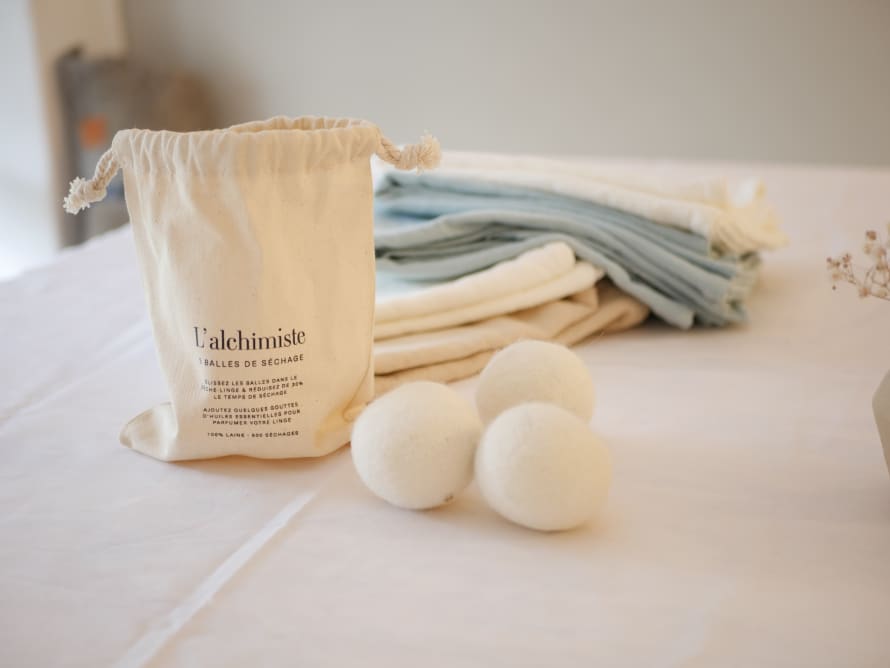 L'Alchimiste - Soin du linge Set of 3 Drying Balls for Laundry