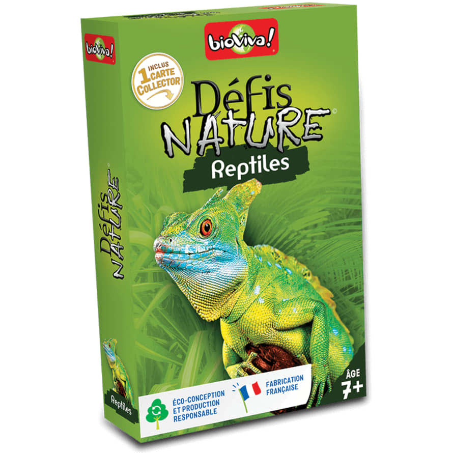 Bioviva Defis Nature Reptiles Card Game