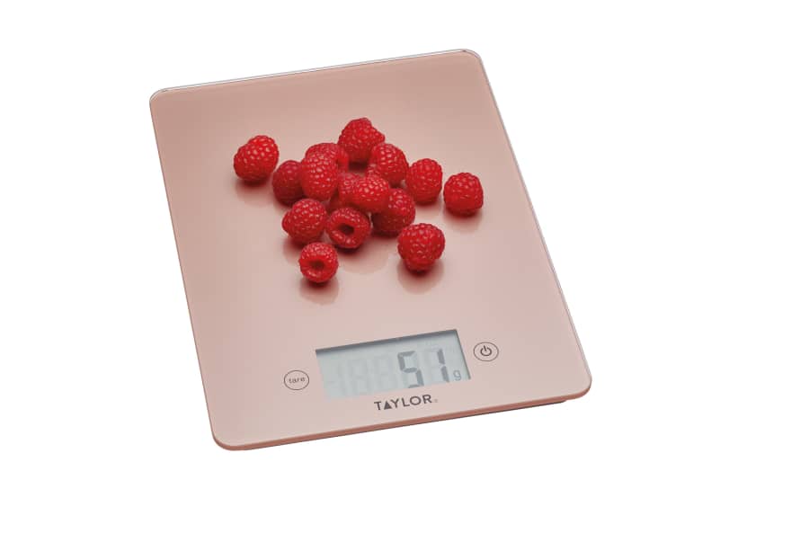 Taylor Pro Taylor Pro Glass Digital 5kg Kitchen Scales - Rose Gold