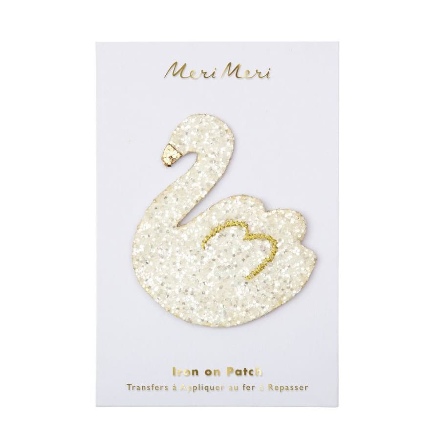 Meri Meri Glitter Swan Patch