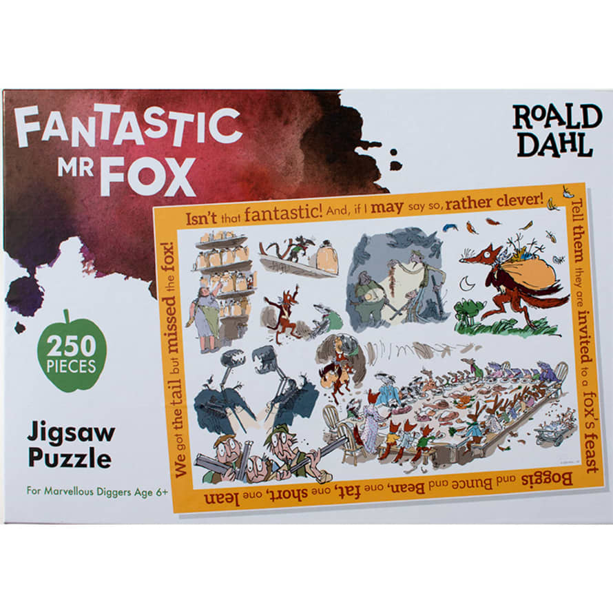 Paul Lamond Games Roald Dahl Fantastic Mr Fox 250 Piece Jigsaw Puzzle Age 6+