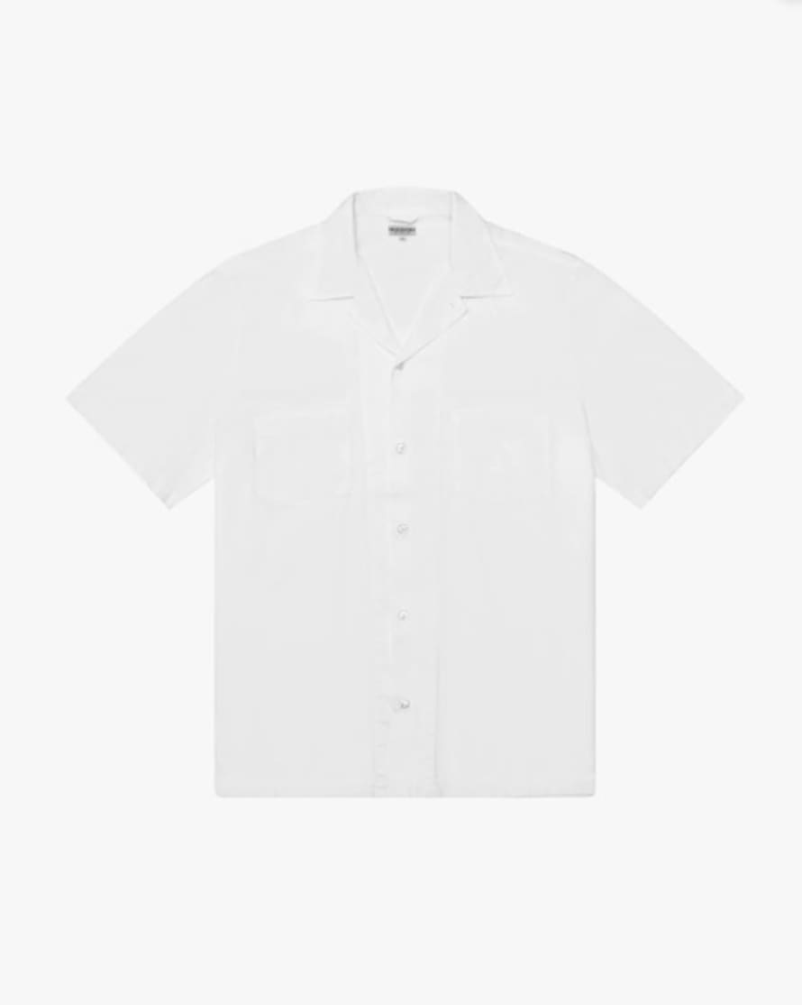 Knickerbocker White Comma Camp Shirt