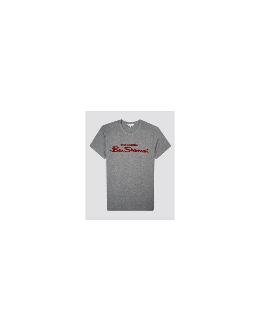 Ben Sherman Grey Archive Logo Tee