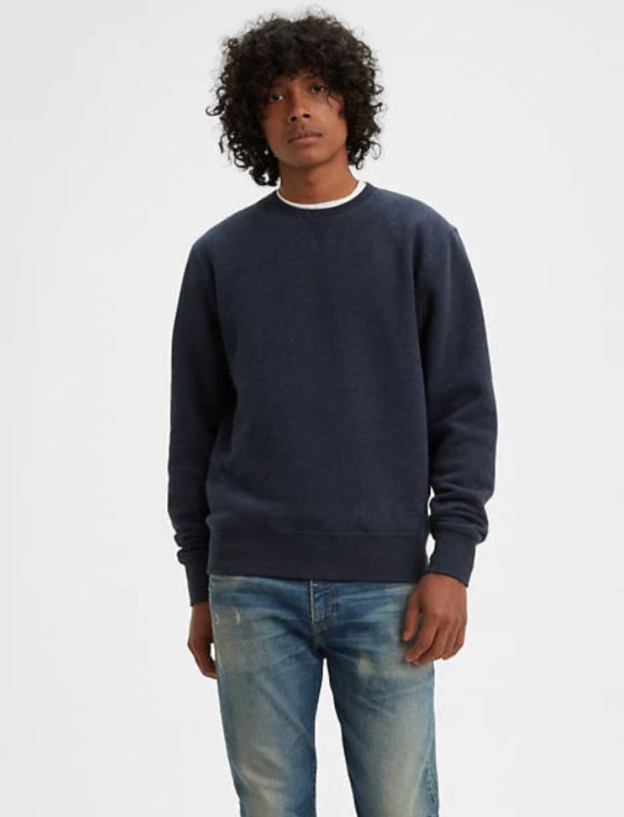 Levi's Navy Heather LMC Relaxed Sweater