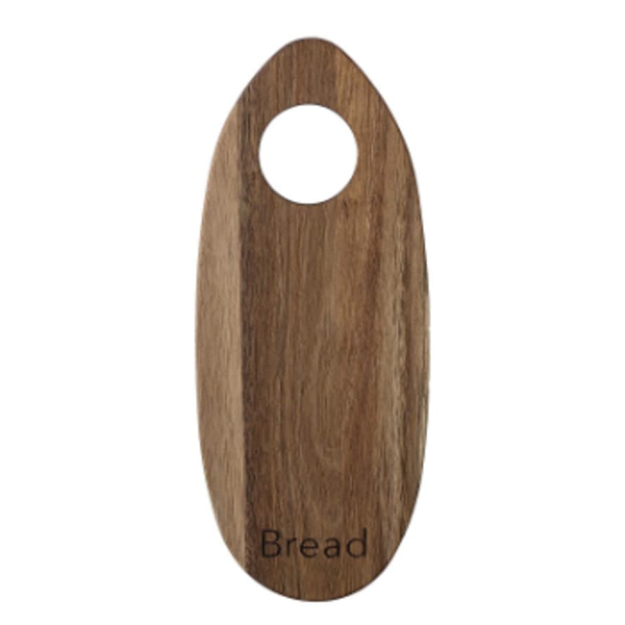 Bloomingville Oval cutting board L30xW12.5 cm in brown acacia wood