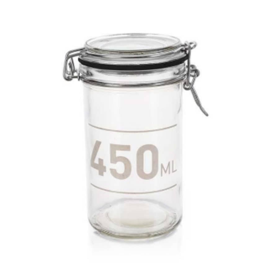 Nordal 450ml glass jar with lid 