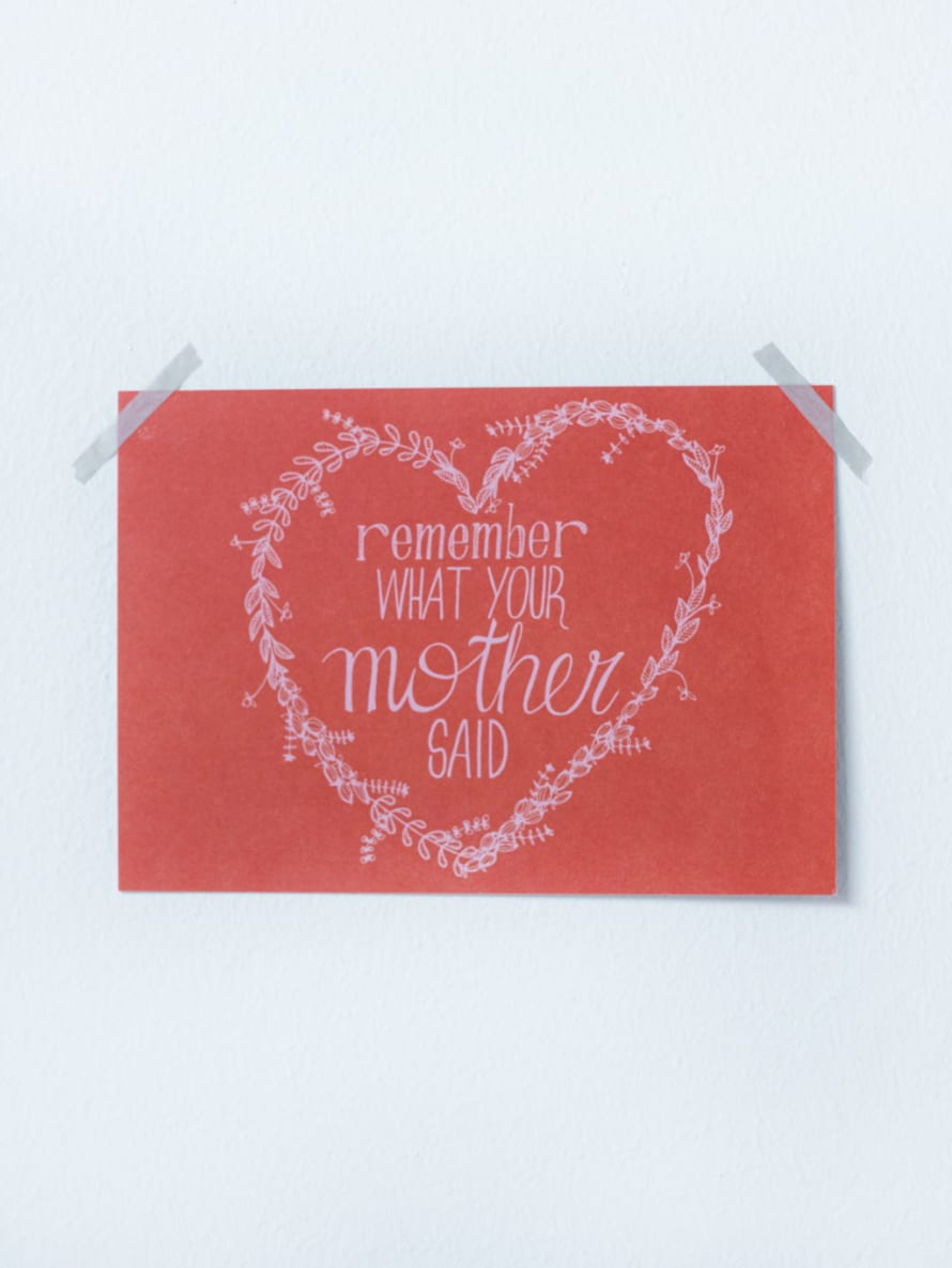 Loretta Cosima Postcard Remember What Your Mother Said Set of 10