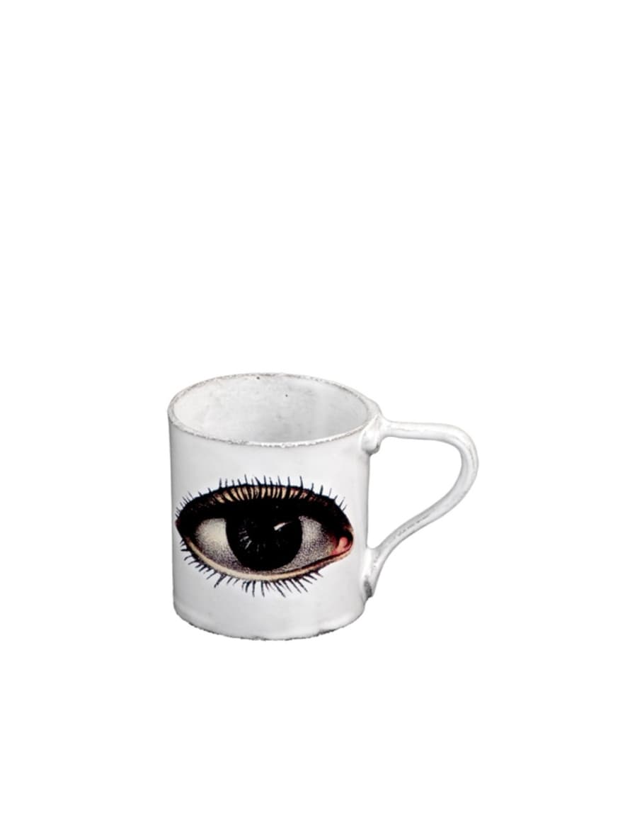 Astier De Villatte Eye Printed Handmade Mug