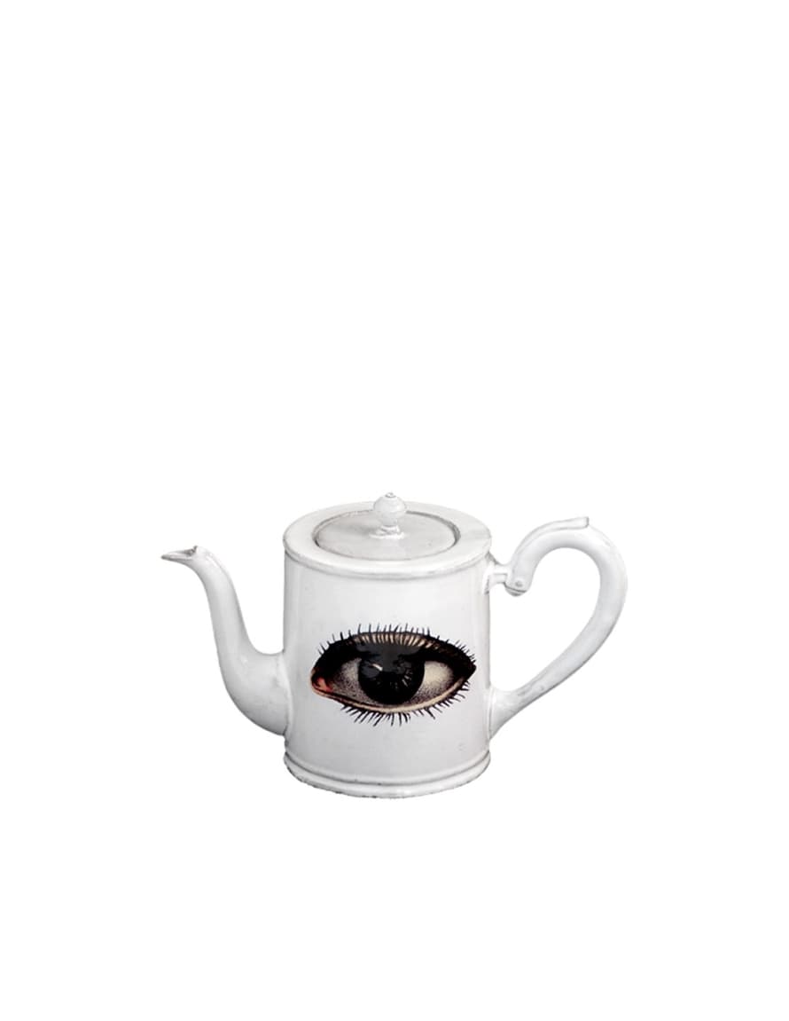 Astier De Villatte Eye Printed Handmade Teapot