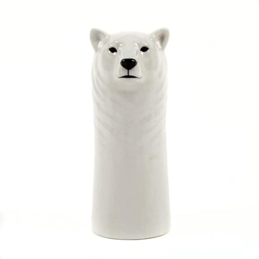 Quail Ceramics Ceramic Polar Bear Vase