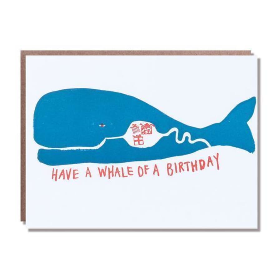 Egg Press  Whale Of A Birthday Card