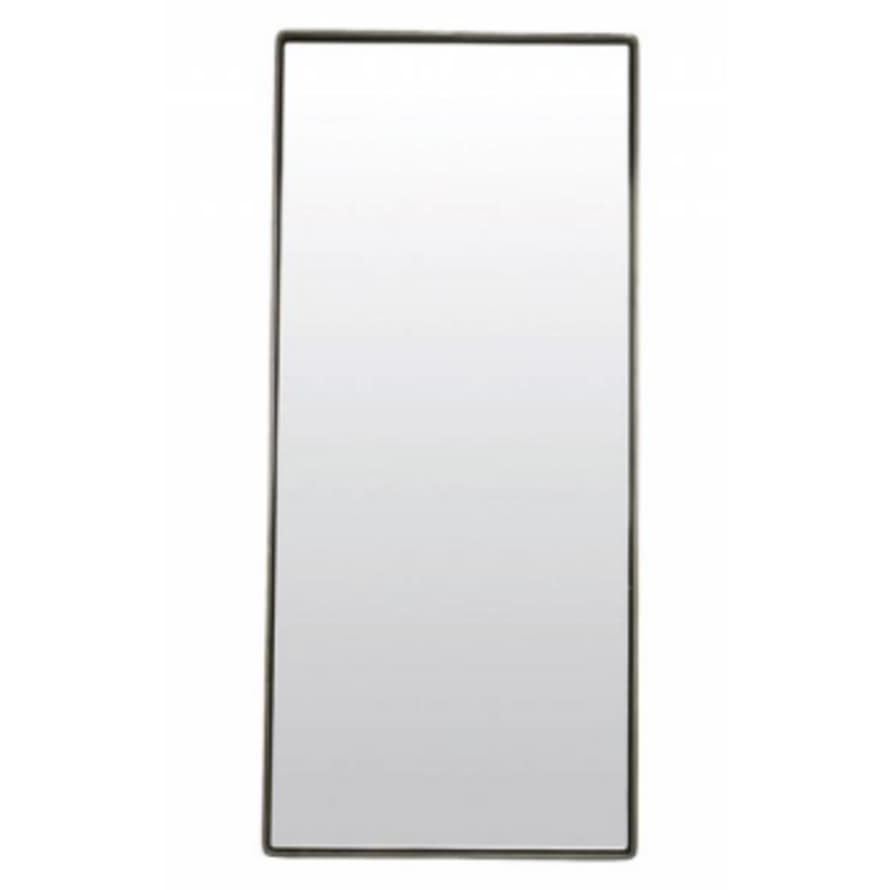 House Doctor Rectangular Mirror with Antique Metal Frame 36xh81cm