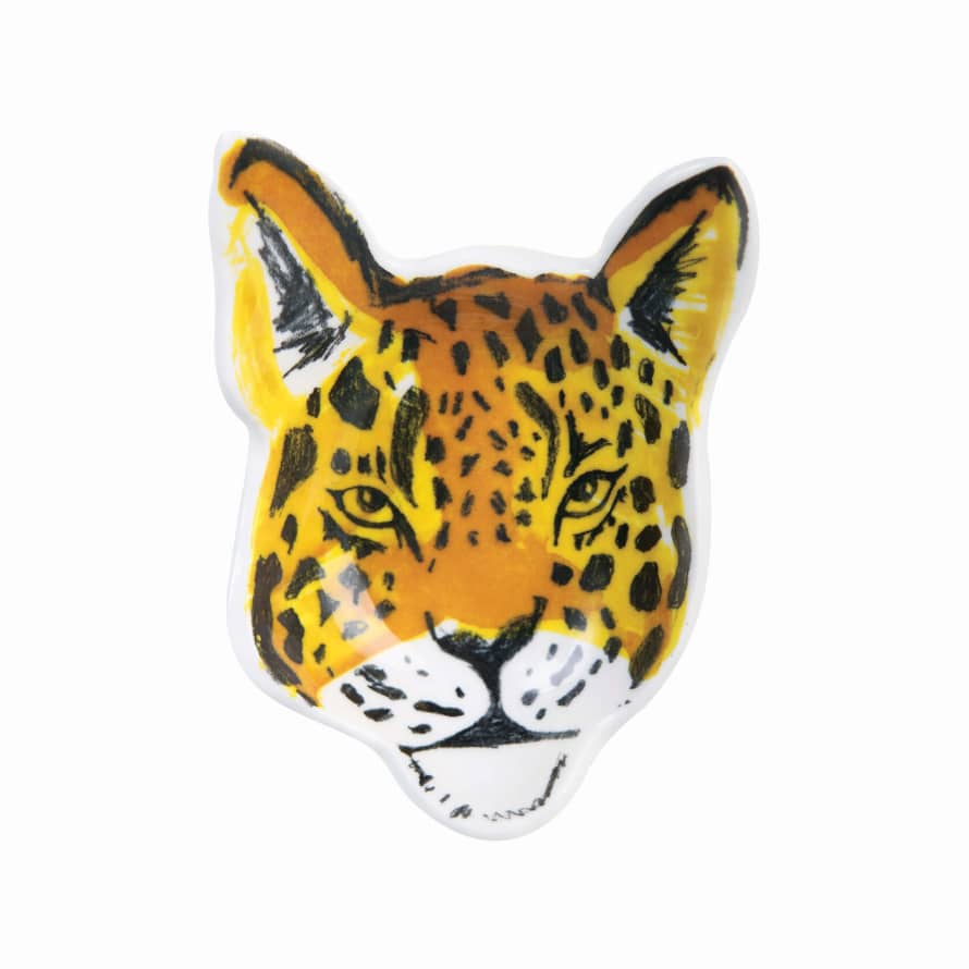 &klevering Leopard Face Print Anouk Plate