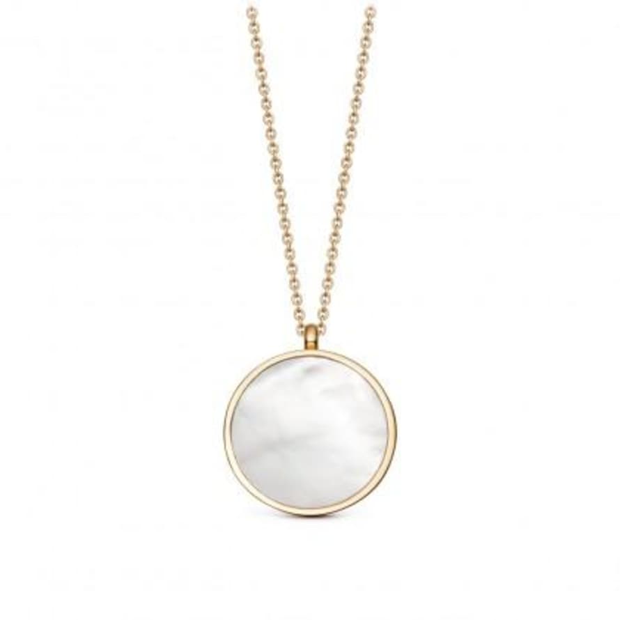 Astley Clarke Mother Of Pearl Slice Stilla Locket Necklace