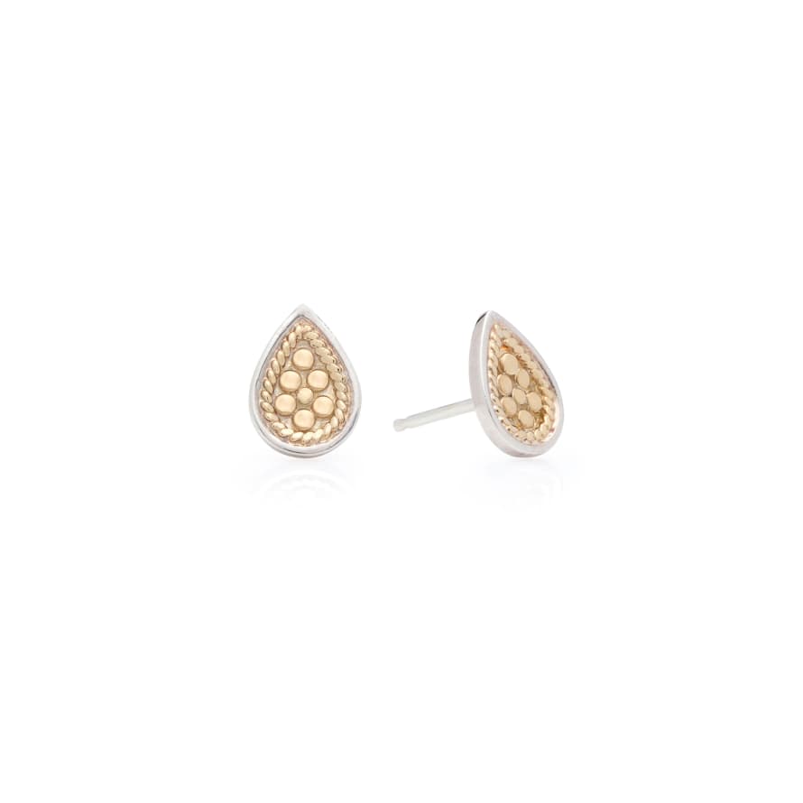 Anna Beck Gold Teardrop Stud Earrings