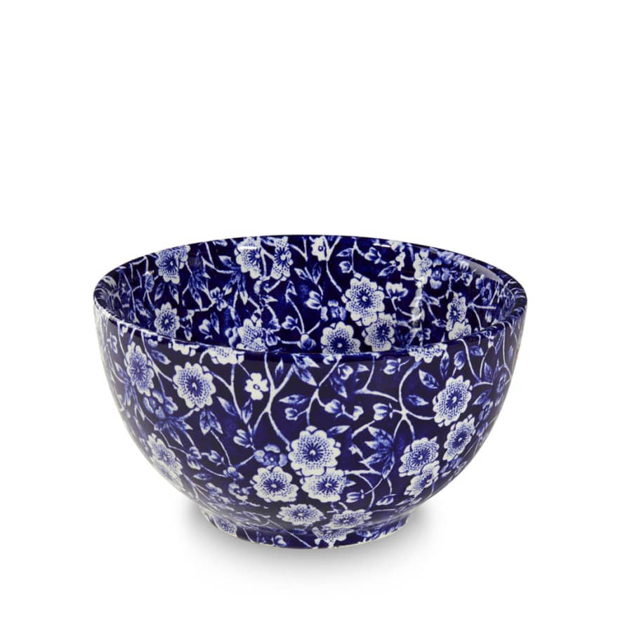 Burleigh Blue Calico Mini Footed Bowl 12cm