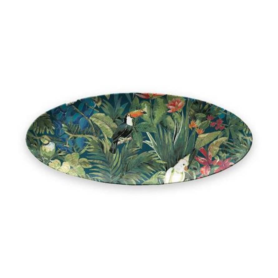 Eddingtons Lush Jungle Oval Platter