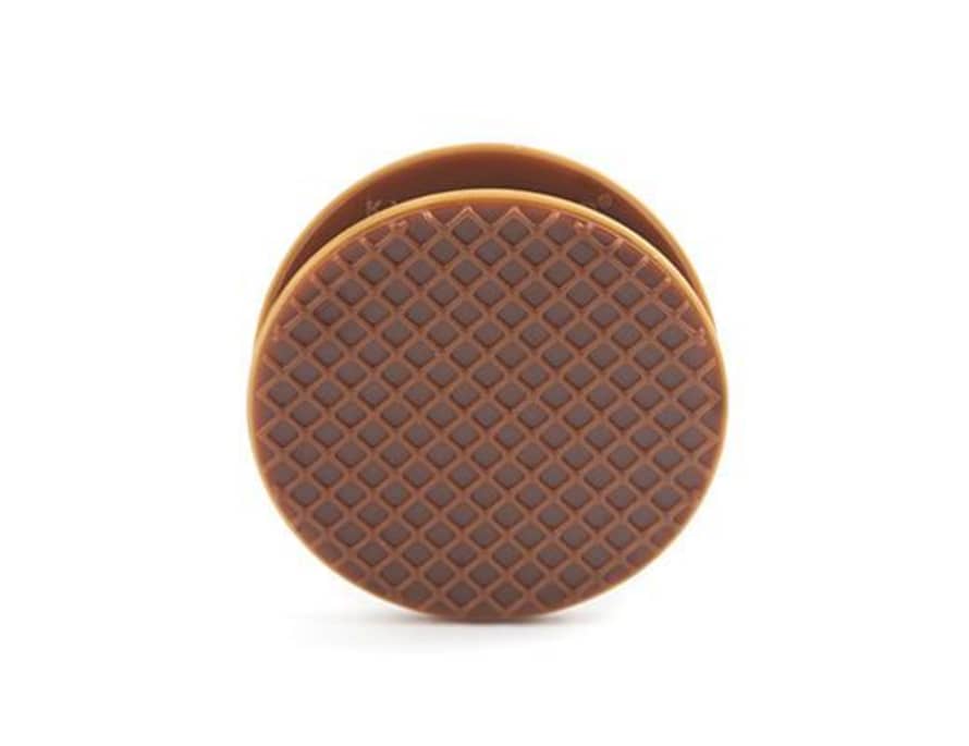 Kikkerland Design Set of 4 Stroopwafel Bag Clips