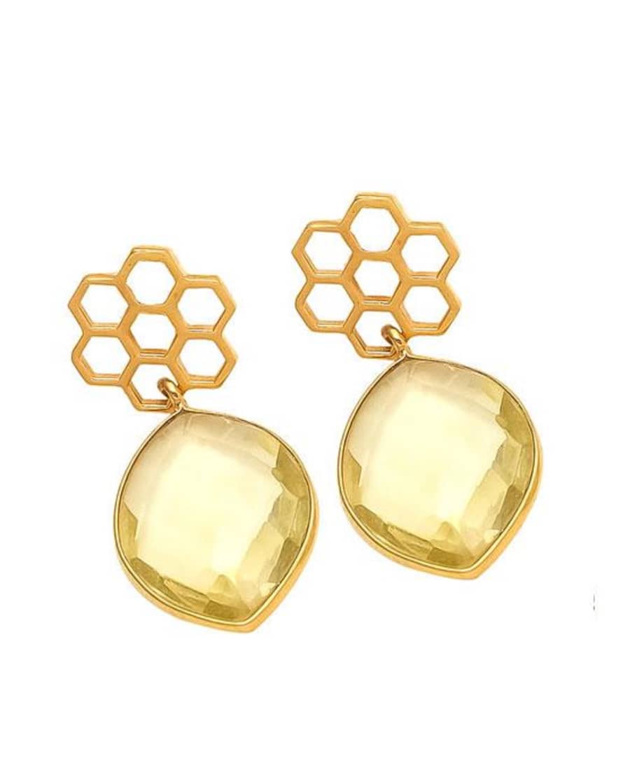 Shyla Earrings Honeycomb