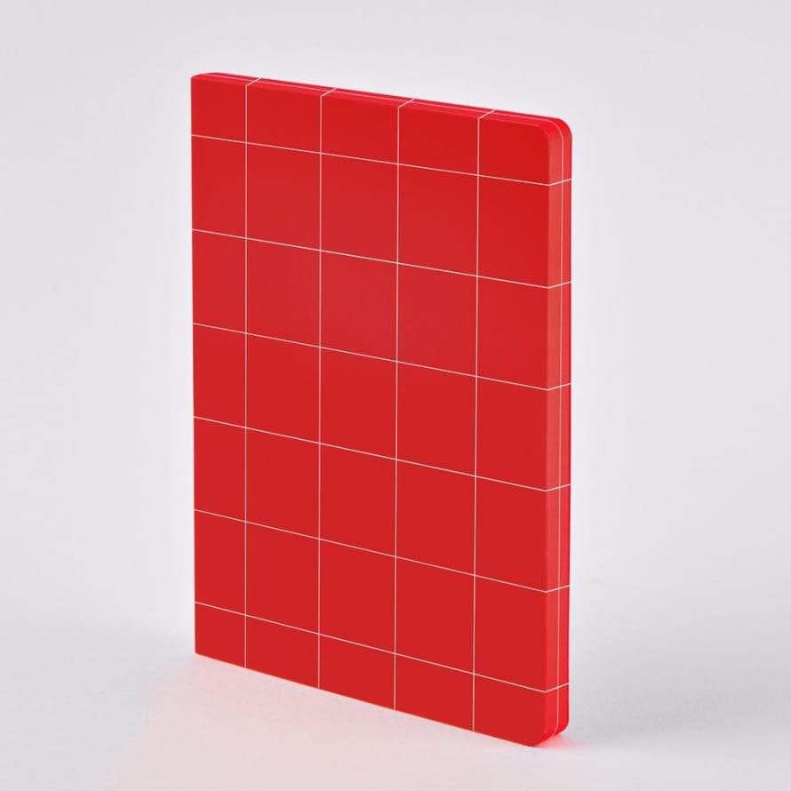 Nuuna Notebook Recycled Leather Cover Graphic L Break The Grid