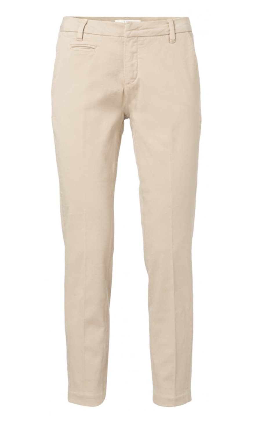 Yaya Beige Chino Trousers