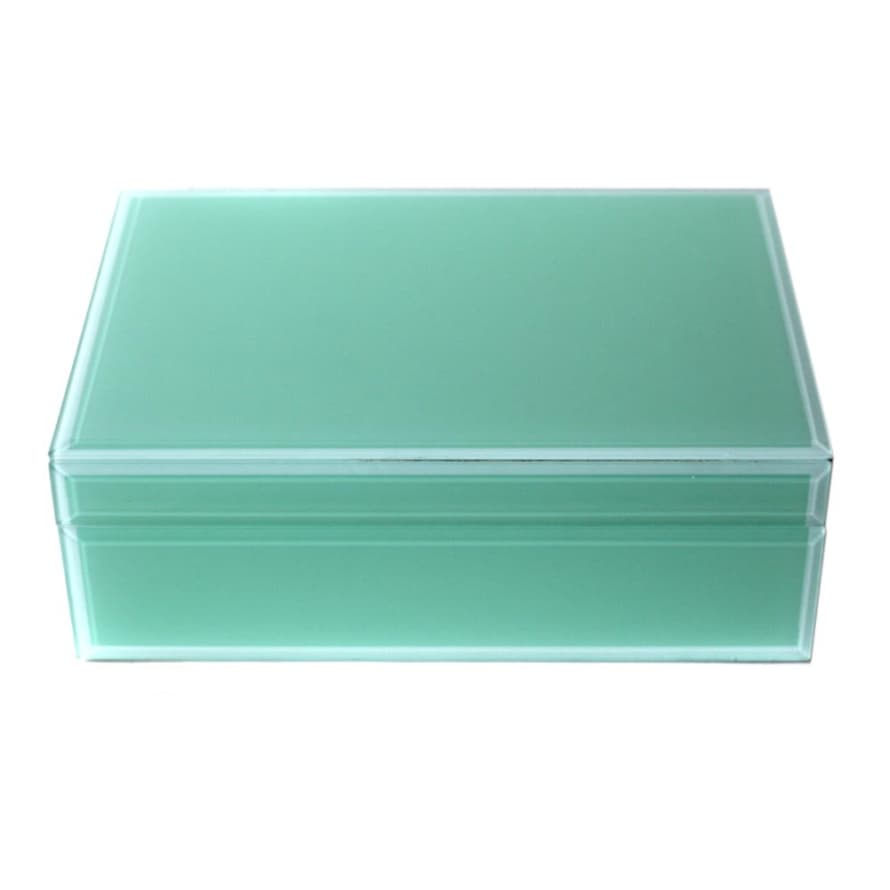 Asiatides Mirror box celadon, 25x18x9 cm