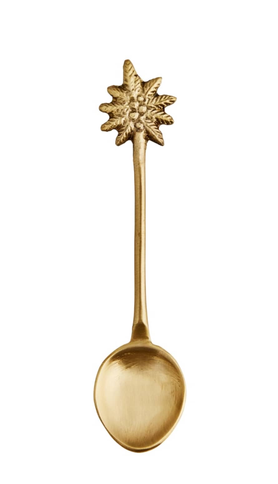 Madam Stoltz Small Brass Spoon with Palm