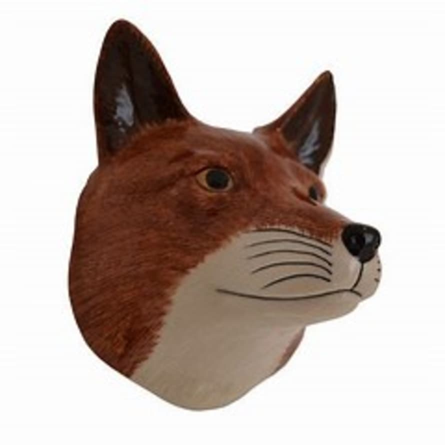 Quail Ceramics Fox Wall Vase S