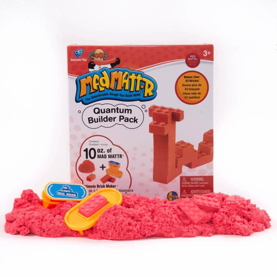 Relevant Play Red Sand Magic Mad Madtr and Brick Mold Kit