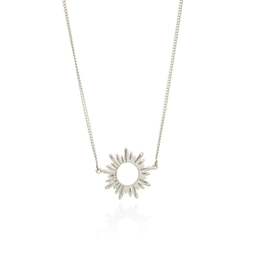 Rachel Jackson Silver Sunrays Short Necklace