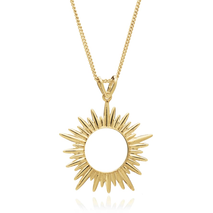 Rachel Jackson Gold Electric Goddess Mid Length Necklace