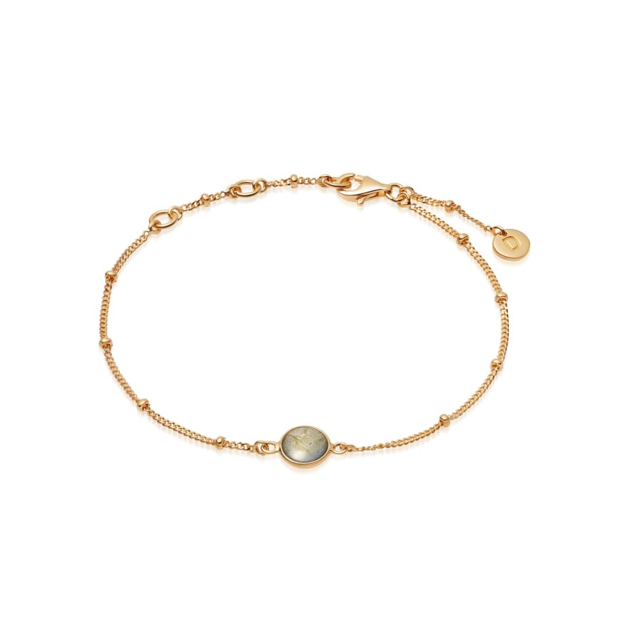 Daisy London Gold Labradorite Healing Stone Bracelet